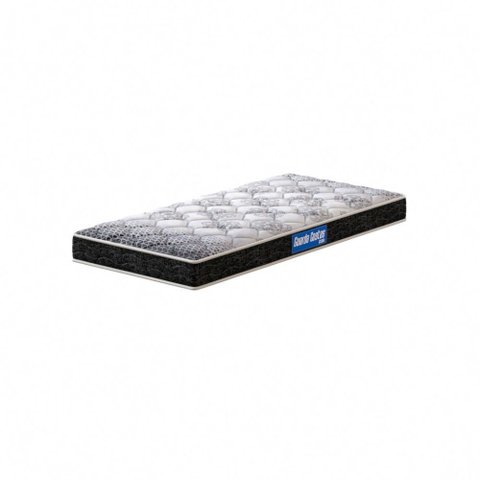 Colchão Solteiro Espuma D20 Guarda Costas Probel 12cm Branco/Preto