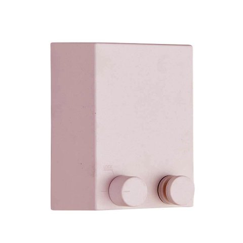 Varal Retrátil de parede Corda Ajustável em aço inox - Rosa