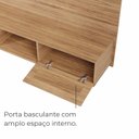 Ver imagem 4 de Painel para Tv até 75 Polegadas San Antonio 2 Portas - Carvalho / Trama Carvalho