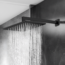 Ver imagem 2 de Chuveiro Ducha Fria Metal Quadrado Loren Quadra - Lorenzetti Preto Fosco 7034 B16