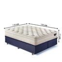 Ver imagem 2 de Base Box Baú Bipartido Casal 138x188 Suede com Colchão Audaz Molas Ensacadas