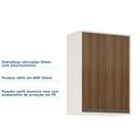 Ver imagem 3 de Armário Aéreo De Cozinha 60cm 2 Portas 2 Prateleiras Linea