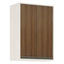 Ver imagem 1 de Armário Aéreo De Cozinha 60cm 2 Portas 2 Prateleiras Linea
