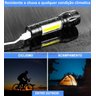 Mini Lanterna Led Recarregável USB com Zoom 3 Modos - 8