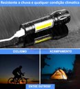 Ver mais imagens de Mini Lanterna Led Recarregável USB com Zoom 3 Modos