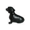 Figura Decorativa Cachorro Filhote Dachshund Preto Genérico - 4