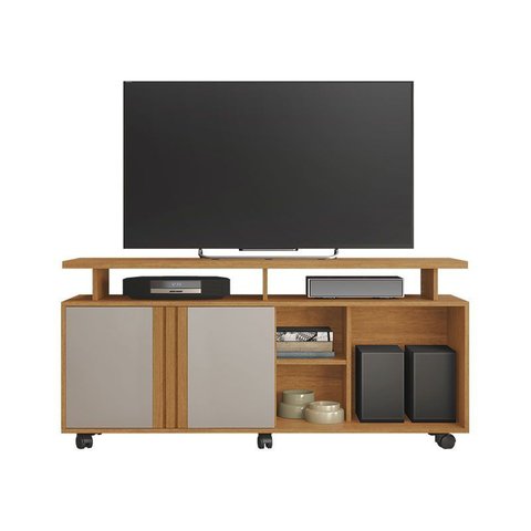 Rack para Tv até 56 Polegadas Humor Jcm Móveis Cinamomo/off