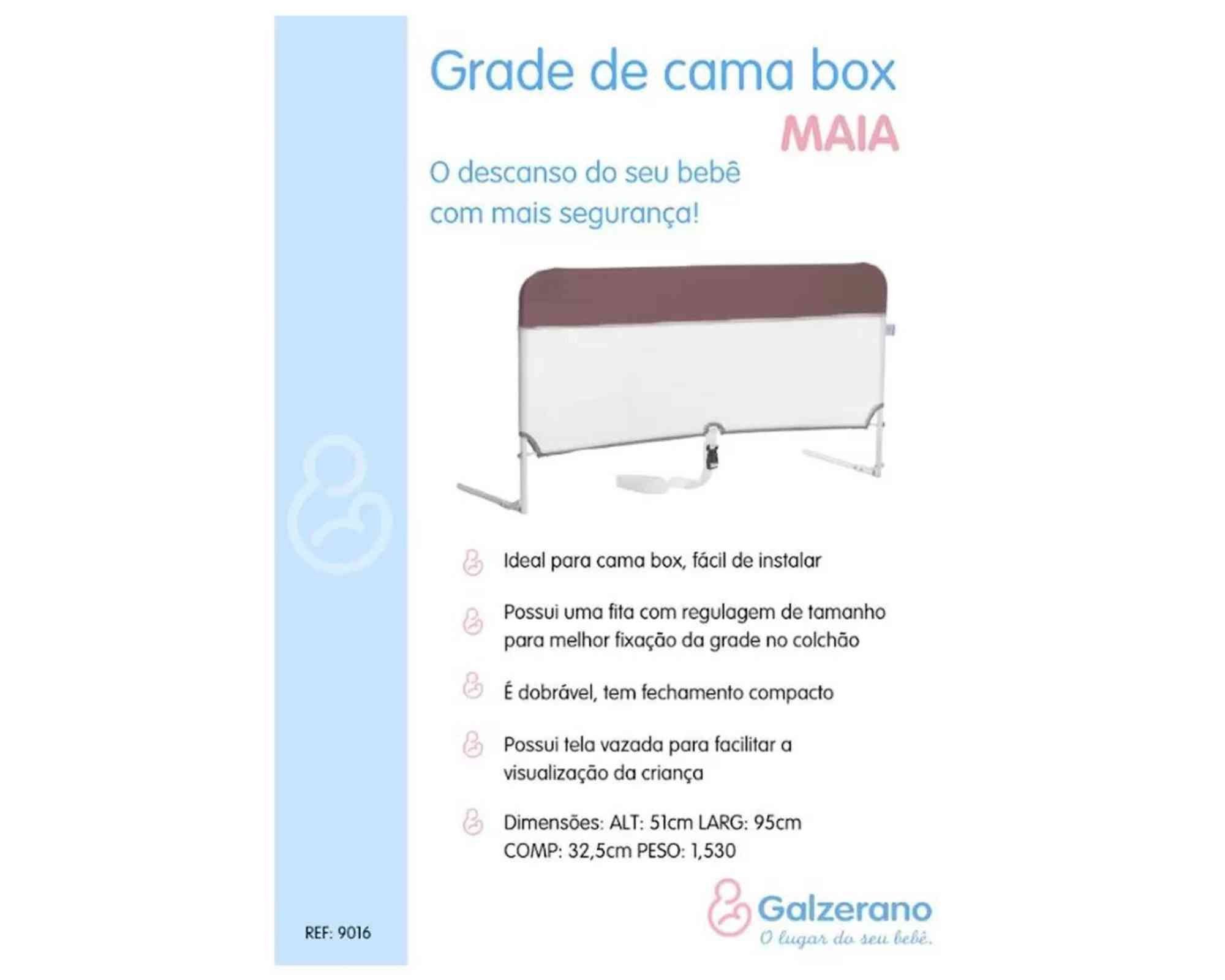 Grade Box de Cama Maia Cappuccino Galzerano 9016CAP - 2