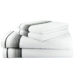 Kit Casal Toalha Karisma 2 Banho e 2 Rosto Perfeito Estilo Branco - 1