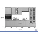 Ver imagem 3 de Kit Modulado 6 Peças 13 Portas Bless CZ671 Off Linea