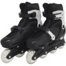 Patins Roller In Line 4 Rodas Infantil Masculino Feminino + Acessórios Preto Tamanho 40 Importway - 5