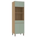 Ver imagem 1 de Torre Quente Modulado 70cm 2 Nichos 1 Gaveta 4 Portas Slim Luciane