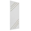 Ver imagem 4 de Porta Frisada R30K 210x80 Madeira MDF Pronta Instalar:Branco