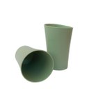 Ver imagem 2 de Kit 03 Copos Plastico Duro Resistente Bebidas 400ml Verde