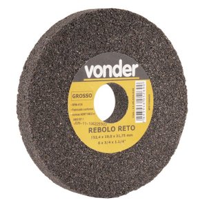 Rebolo Reto 6" x 3/4" Grosso Vonder