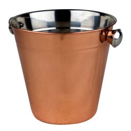BALDE PARA GELO OPEN BAR EM ACO INOX - Cobre - 2