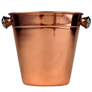 BALDE PARA GELO OPEN BAR EM ACO INOX - Cobre