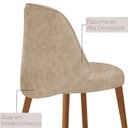 Ver imagem 5 de Conjunto de Mesa de Jantar Bia Tampo Barril Laminado e 6 Cadeiras Ester Marrom/Milano/Imbuia/Cinamomo