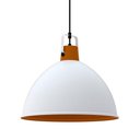 Ver imagem 3 de Lustre Pendente Taschibra Factory Cúpula G E27 Bivolt Branco Fosco