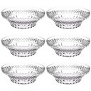 Ver imagem 1 de Kit 6 Saladeiras Tigela Redonda 3,3l Crippa Transparente Plástica Salada Sobremesa Restaurante