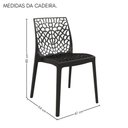 Ver imagem 4 de Sala de Jantar Mesa 90cm 4 Cadeiras Gruvyer Estilo Moderno