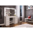 Ver imagem 5 de Penteadeira Infantil França C/ 6 Gavetas e Espelho Branco - Politorno