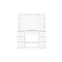 Ver imagem 1 de Penteadeira Infantil França C/ 6 Gavetas e Espelho Branco - Politorno