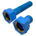 Ver imagem 1 de 2 Tubete Adaptador Tubo 3/4x1 Cavalete Entrada Azul Tbt34az