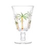 Jogo 2 Taças de Cristal Palm Hand Tree Coqueiro Transparente para Água Lyor 240ml - 2