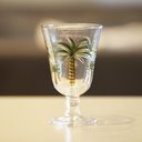 Ver imagem 3 de Jogo 2 Taças de Cristal Palm Hand Tree Coqueiro Transparente para Água Lyor 240ml