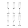 Jogo 6 Taças P- Champanhe 250ml Cristal Fulica Bohemia - 1