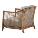 Ver imagem 2 de Poltrona com Braço Oslen Algodão Bege Madeira Cedro Junco Natural Terracota