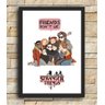Quadro com Moldura - Stranger Things: Amizade - Grande - Friend - Em Inglês - 1