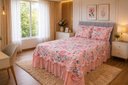 Ver imagem 3 de Kit Cobre Leito Casal King Belize Matelassê Rosê Claro 3 Pçs 400 Fios