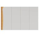 Ver imagem 2 de Painel para TV 65 Polegadas com LED Ripado 216cm Salerno C04 Off White Matte Freijó - Lyam Decor