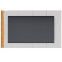 Ver imagem 7 de Painel para TV 65 Polegadas com LED Ripado 216cm Salerno C04 Off White Matte Freijó - Lyam Decor