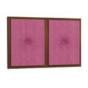 Ver imagem 2 de Painel Cabeceira Box Solteiro 0,90 Madeira Suede Pink - Comprar Moveis em Casa