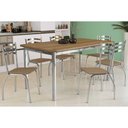 Ver imagem 1 de Mesa Cozinha Reno 160 + 6 Cad Portugal Cromado Kappesberg