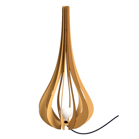 Luminária de Chão MDF IBIZA:MDF CRU/90x42cm