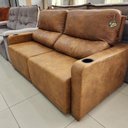 Ver imagem 3 de Sofá 2 Lugares 1,76m Retrátil e Reclinável Lyon Bom Pastor