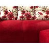 Sofá Canto Vermelho com Floral 608/25 Belo - 4