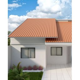 Telha Pvc Colonial Cerâmica 328 Cm X 86 Cm - 2