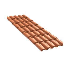 Telha Pvc Colonial Cerâmica 328 Cm X 86 Cm