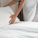 Ver imagem 3 de Kit 10 Lençol Clinica Hospital Hotel Algodão Percal Branco