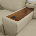 Ver imagem 6 de Sofá Decorativo Automatizado Shogun 252cm Reclinável 6 Posições Retrátil C/console Central Entrada U