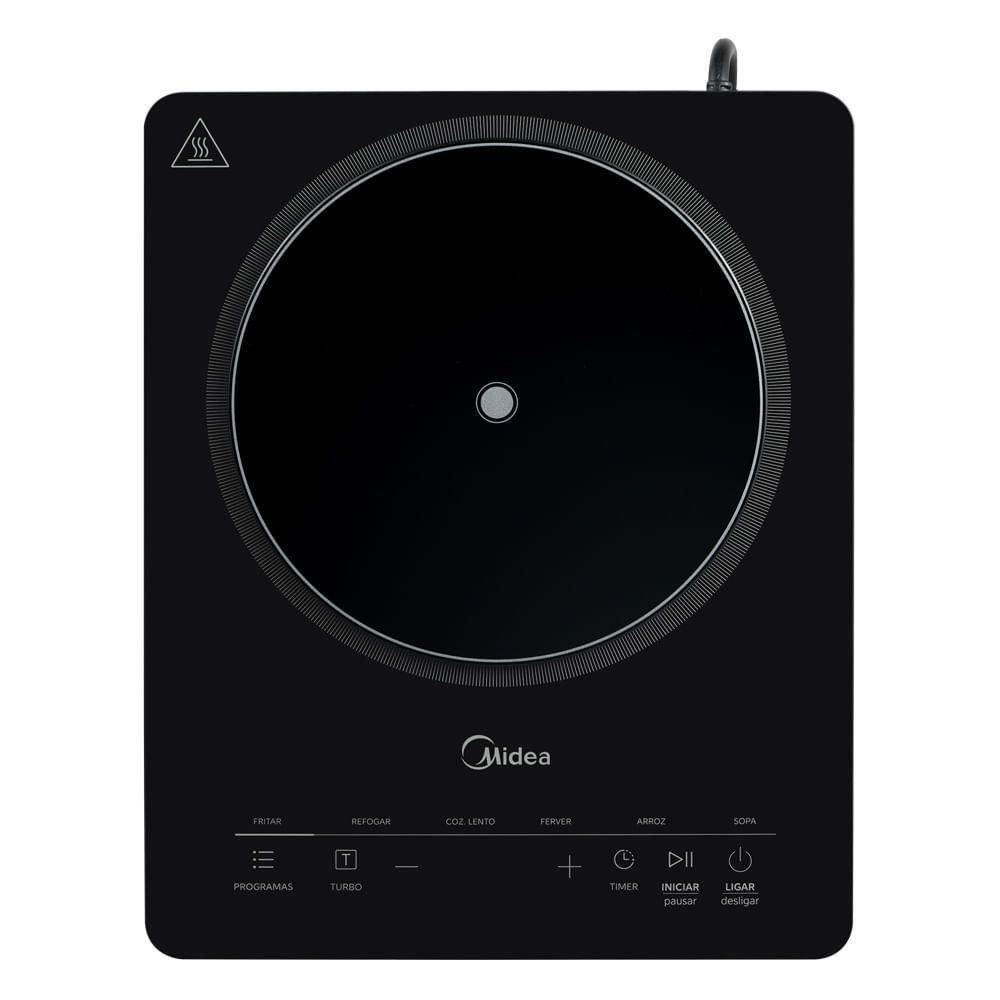 Cooktop Midea 1 Boca de Indução Portátil Even Pro 110v Cydj11 ...