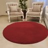 Tapete Redondo 2,00 x 2,00 pra Para Decoração Fotos E Cenários De Moda Vermelho Casen - 3