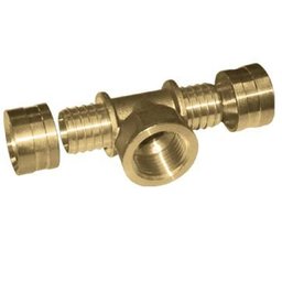 Tê Rosca Central Fêmea 16X1/2" Pex, Emmeti - 1