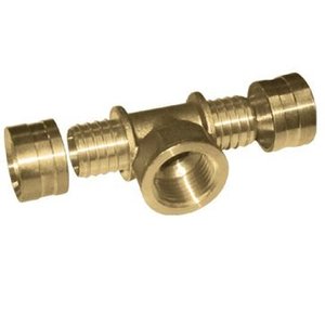 Tê Rosca Central Fêmea 16X1/2" Pex, Emmeti