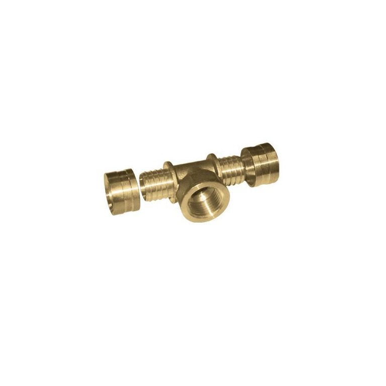 Tê Rosca Central Fêmea 16X1/2" Pex, Emmeti